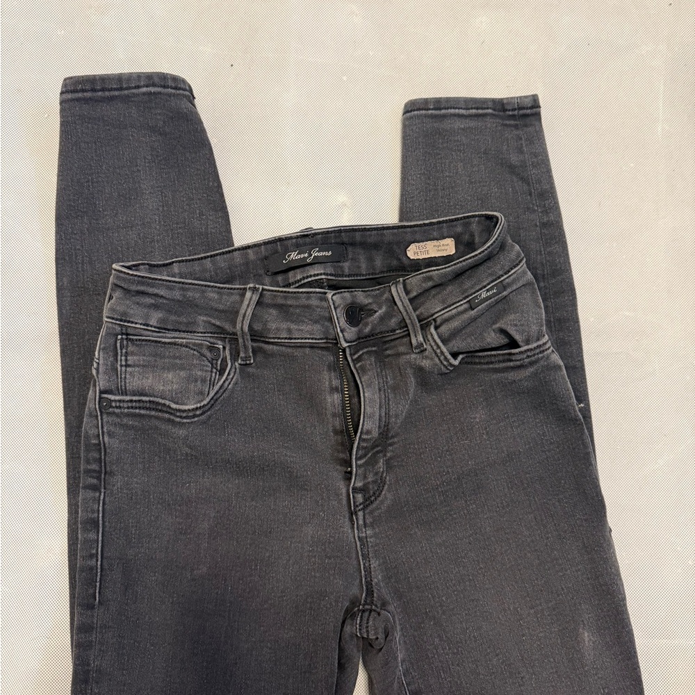 Mavi Black Skinny Jeans Sleek Stretchy Denim